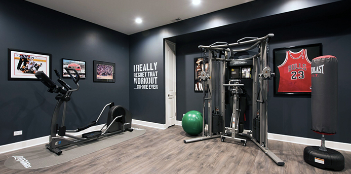 turn living room into gym